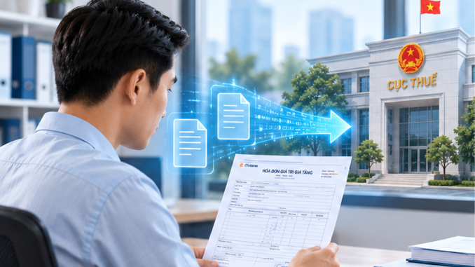 Chuyển dữ liệu hóa đơn điện tử đến cơ quan thuế